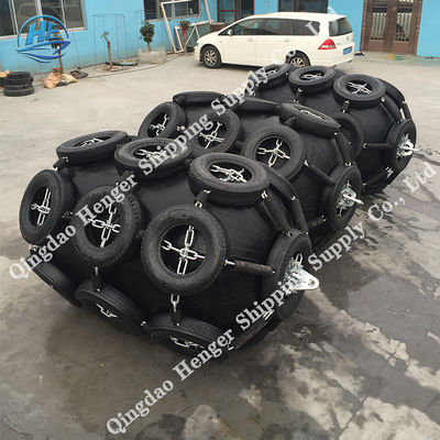 Quality Inflatable Fender D1.5 × L3m Yokohama Pneumatic Rubber Fender For Ship Docking / Rubber Dock Fender / neumatic Fenders factory