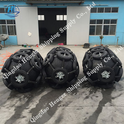 Quality Inflatable Fender D1.5 × L3m Yokohama Pneumatic Rubber Fender For Ship Docking / Rubber Dock Fender / neumatic Fenders factory