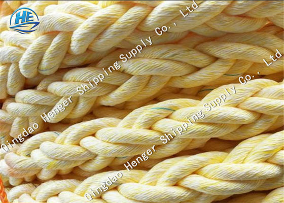 Quality 3 Strand Marine Mooring Rope Low Water Absorption Excellent Machining Performance factory