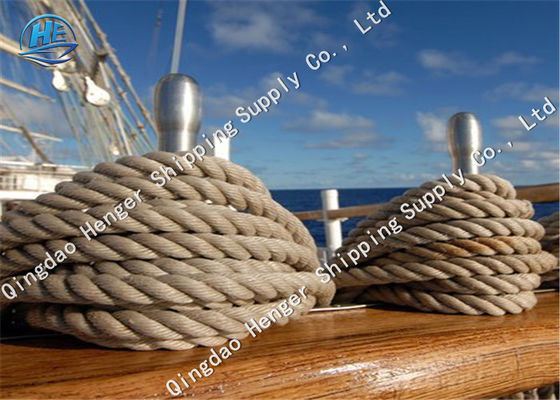 Quality High Strength Marine Mooring Rope Powerful Marine Towing 12 Strand 6 - 160mm Diameter factory