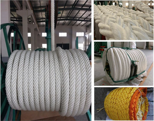 Quality High Strength Mooring Polyester Marine Rope Water Absorbing factory