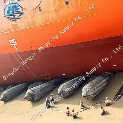 Quality Inflatable Marine Rubber Airbag Marine Salvage Air Lift Bags Black Color factory