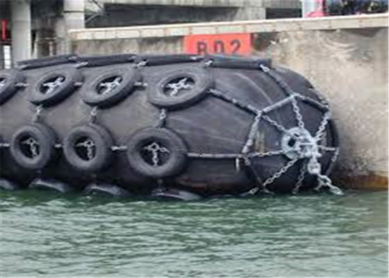 Quality 1700X3000MM Chain Tyre 80Kpa Pneumatic Rubber Fender factory