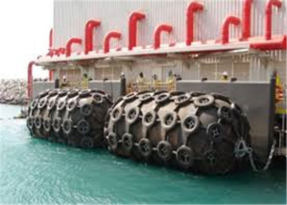 Quality 1700X3000MM Chain Tyre 80Kpa Pneumatic Rubber Fender factory