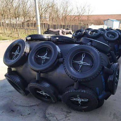 Quality Polyourethane Foam 50Kpa Pneumatic Marine Fender For Fishing Ship factory