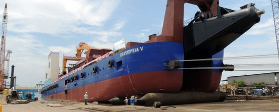 Quality Heavy Duty D1.0m*L10m Inflatable Marine Airbags For Ship Launching factory