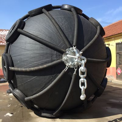 Quality 50kpa 80kpa Yokohama Dock Rubber Fender Floating Pneumatic Ribbed Fender factory