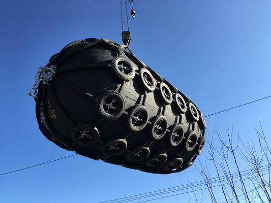 Quality 50kpa 80kpa Pneumatic Marine Fenders With Chain Type Marine Black factory