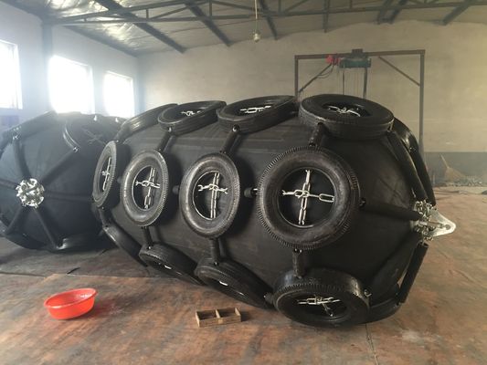 Quality Yokohama Type Pneumatic Rubber Fender Deflatable Yokohama Dock Rubber Fender factory