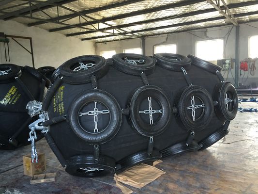 Quality Yokohama Type Pneumatic Rubber Fender Deflatable Yokohama Dock Rubber Fender factory