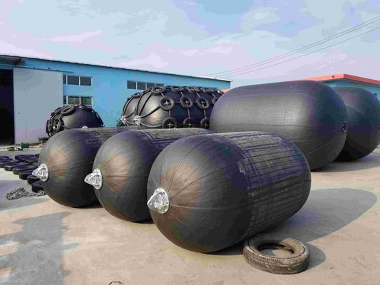 Quality Inflatable Marine Boat Yokohama Type Pneumatic Rubber Fender 2.4x4m Ship Berth factory