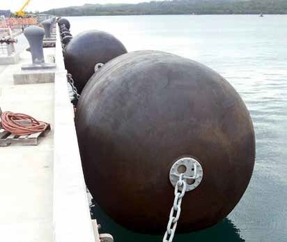 Quality Yokohama Fender 50Kpa 80Kpa Tire Chain Net Pneumatic Rubber Fender factory