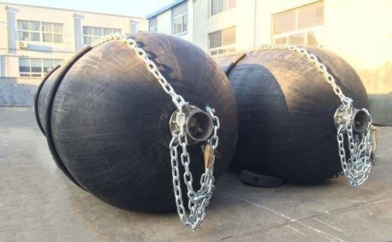 Quality Marine Inflatable Boat Hydropneumatic Fender Rubber Inflatable Floating Boat Fender factory