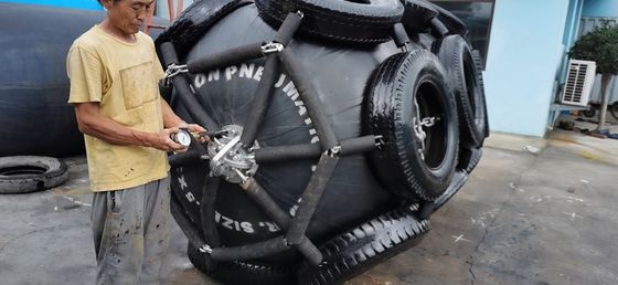 Quality Yokohama Type Marine Rubber Fender Marine Pier Fenders 0.5m-3.3m Diameter factory