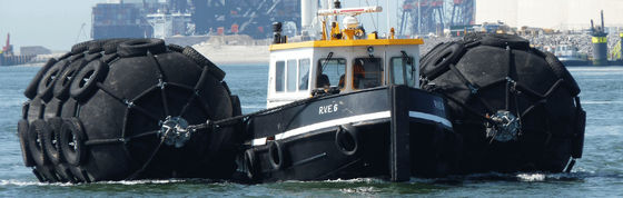 Quality Rope Nets Floating Pneumatic Rubber Fenders Pneumatic Marine Fender d Type Fender factory