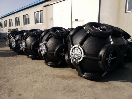 Quality Rope Nets Floating Pneumatic Rubber Fenders Pneumatic Marine Fender d Type Fender factory