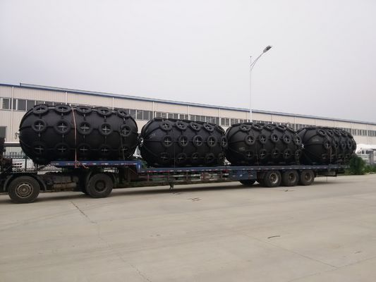 Quality Rope Nets Floating Pneumatic Rubber Fenders Pneumatic Marine Fender d Type Fender factory