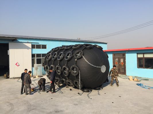 Quality Excellent Shock Absorption Capacity Ship Fenders with Inflation Pressure 50KPa and Performance factory