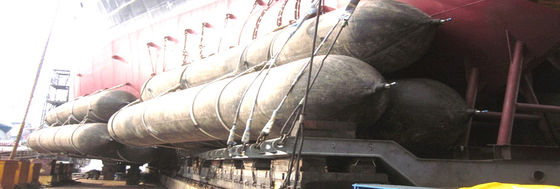 Quality Low Pressure Ship Launching Airbags Inflatable Marine Rubber Airbag factory