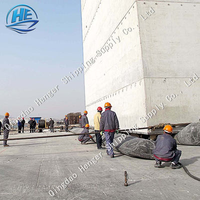 Quality D15*L20m Marine Rubber Airbag Boats Ships Rubber Airbag factory