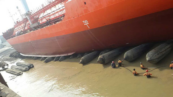 Quality Marine Rubber Ship Launching Airbags Dry Dock Launching Lifting Ship factory