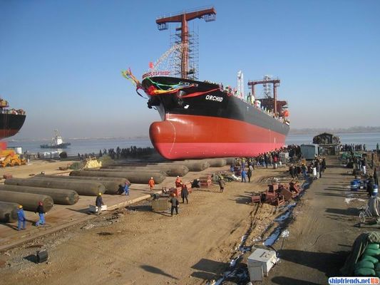Quality Dockyard Slipway Ship Launching Airbag Durable Explosion Proof factory