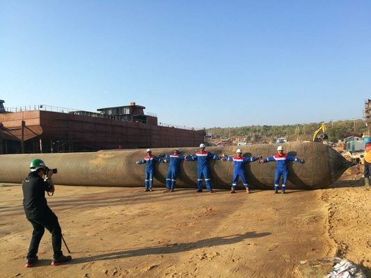 Quality ISO Ship Launching Airbags CCS BV Natural Rubber factory