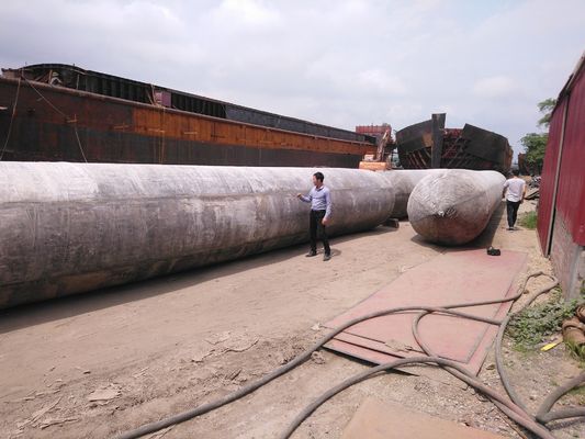 Quality ISO 14409:2011 Certified 1800mm Diameter Ship Launching Airbags with 6 To 10 Years Lifespan for Marine Applications factory