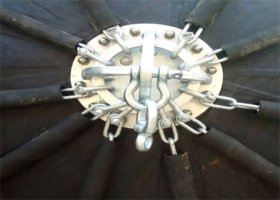 Quality 50Kpa 80Kpa Customized Pneumatic Rubber Fender With Tire Sheath Type factory