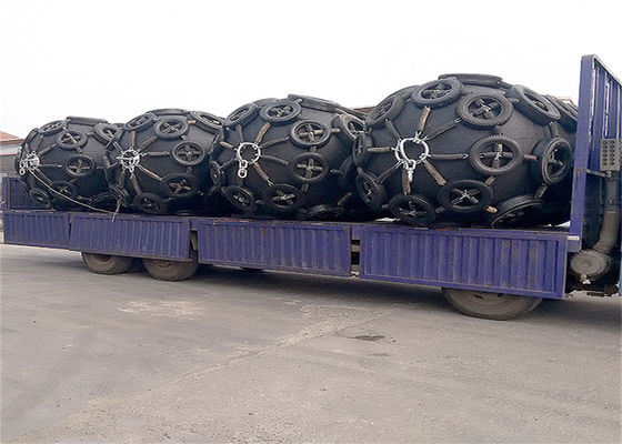 Quality ISO 17357 50KPA/80KPA Pneumatic Marine Fender Floating Fender Yokohama factory