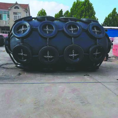 Quality Marine Yokohama Type Pneumatic Fender Rubber With 80Kpa Inner Pressure factory
