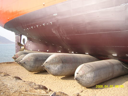 Quality Customized Inflatable Marine Rubber Airbag Ship Launching Upgrading factory