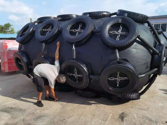 Quality Docking Boat Marine Pneumatic Rubber Fender Yokohama Type BV Certificated factory