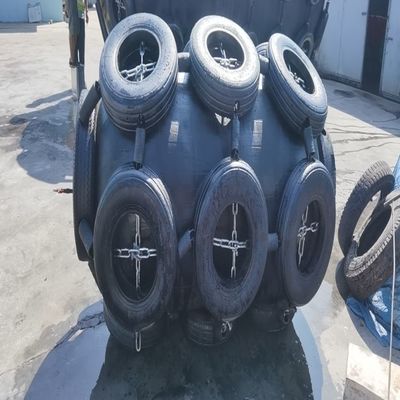 Quality 50kpa Yokohama Pneumatic Fender Ship Anticollision Pneumatic Rubber Fender factory