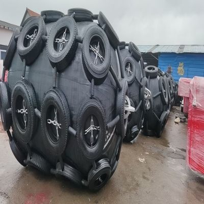 Quality 50kpa Yokohama Pneumatic Fender Ship Anticollision Pneumatic Rubber Fender factory
