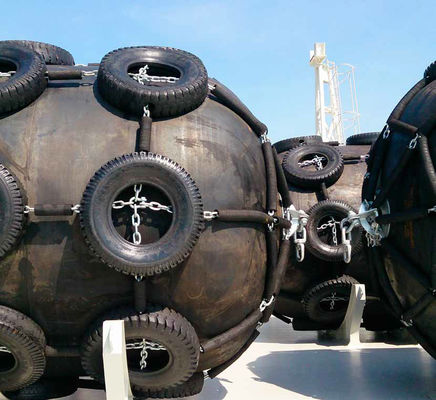Quality Extruded Boat Channel Large Pneumatic Marine Fenders Yokohama factory