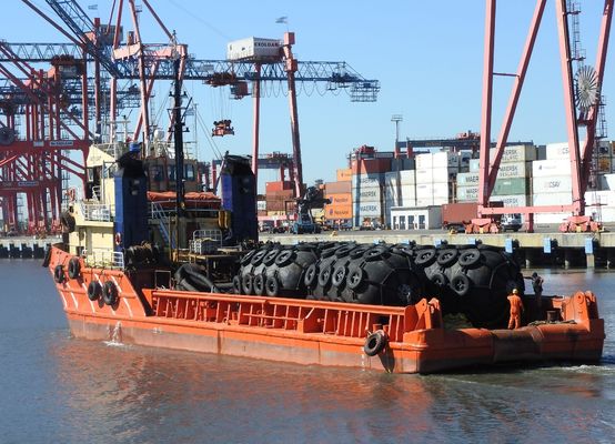Quality Extruded Boat Channel Large Pneumatic Marine Fenders Yokohama factory