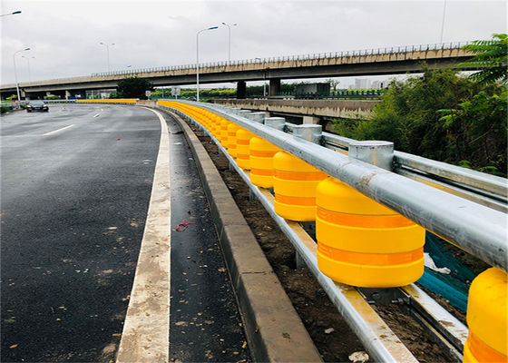 Quality Highway Safety Guardrail Roller Barrier Crash Barrier EVA Rolling Barrels factory