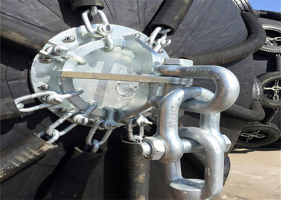 Quality Chain Tires Jacket Cover Pneumatic Rubber Fender QR35 Swivel Hanger factory