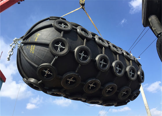 Quality 2*3.5m Yokohama Type Fender ISO17357 Standard Pneumatic Rubber Fender factory