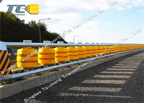 Quality Highway Safety Guardrail Roller Barrier Crash Barrier EVA Rolling Barrels factory
