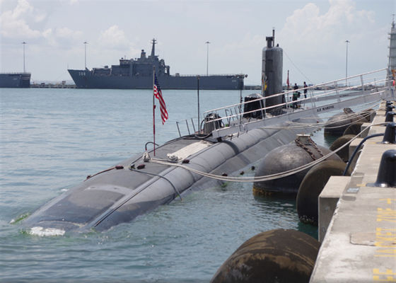 Quality 50Kpa 80Kpa Hydropneumatic Submarine Rubber Fender Dock Sling Type factory