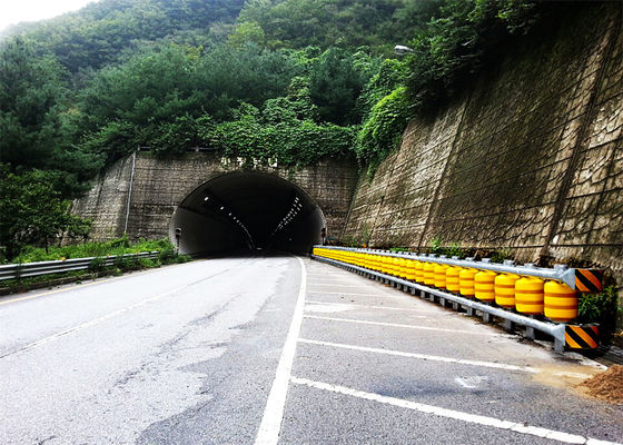 Quality Roadway Traffic Safety Eva Buckets Rolling Anti Crash Guardrail Road Roller Barrier factory