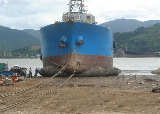 Quality Block Color Vulcanized Ship Launching Airbag Lifting Inflatable Roller factory