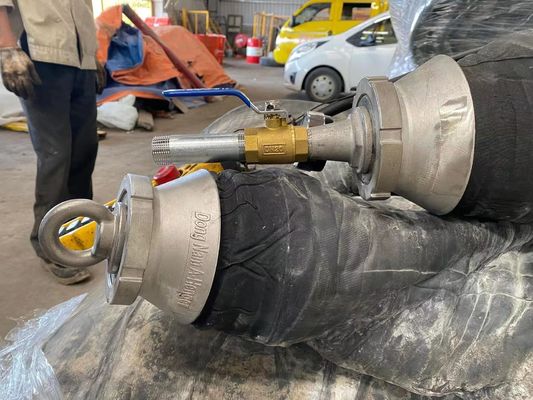Quality D1.5*L12 Vessel Marine Rubber Airbags For Heavy Lifting And Ship Launching factory