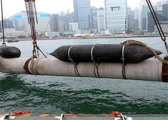 Quality ISO 14409 Certified Pneumatic Rubber Fender - Natural Rubber Marine Airbag with 80kpa Working Pressure factory