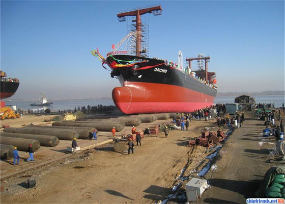 Quality ISO 14409:2011 Certified Ship Launching Airbag with 6-10 Year Lifespan and 0.8m to 3.0m Diameter Range for Marine Applications factory