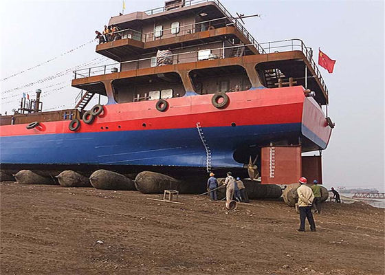 Quality Heavy Duty Marine Rubber Airbag With 4-12 Layers 0.8-3 M Diameter Repair Kit For Ship Launching factory