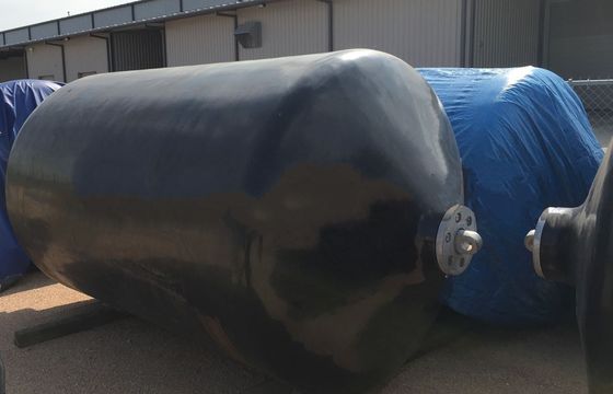 Quality Positive Buoyancy Foam Filled Fender with Customized Size and High-Density Foam Core for Marine Dock Protection factory