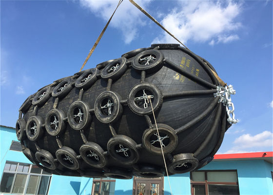Quality STS Floating Black Pneumatic Rubber Fender 3.3x6.5m 50Kpa factory